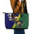 Manu'a Island and American Samoa Leather Tote Bag Rooster and Eagle Mascot