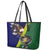 Manu'a Island and American Samoa Leather Tote Bag Rooster and Eagle Mascot