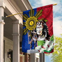 Philippines Lapu-Lapu Garden Flag Filipino Sun Tattoo With Yakan Pattern