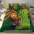 Proud of Manu'a Islands Bedding Set Rooster and Polynesian Art Wing Style