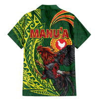 Proud of Manu'a Islands Family Matching Mermaid Dress and Hawaiian Shirt Rooster and Polynesian Art Wing Style LT03 - Polynesian Pride
