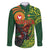 Proud of Manu'a Islands Family Matching Off Shoulder Maxi Dress and Hawaiian Shirt Rooster and Polynesian Art Wing Style