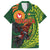 Proud of Manu'a Islands Family Matching Tank Maxi Dress and Hawaiian Shirt Rooster and Polynesian Art Wing Style