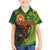 Proud of Manu'a Islands Family Matching Tank Maxi Dress and Hawaiian Shirt Rooster and Polynesian Art Wing Style