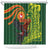 Proud of Manu'a Islands Shower Curtain Rooster and Polynesian Art Wing Style