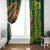 Proud of Manu'a Islands Window Curtain Rooster and Polynesian Art Wing Style