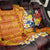 Tonga Culture Back Car Seat Cover Ngatu Pattern with Plumeria and Hibiscus