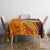 Tonga Culture Tablecloth Ngatu Pattern with Plumeria and Hibiscus