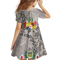 Tonga Culture Family Matching Mermaid Dress and Hawaiian Shirt Ngatu Pattern and Blooming Hibiscus LT03 - Polynesian Pride