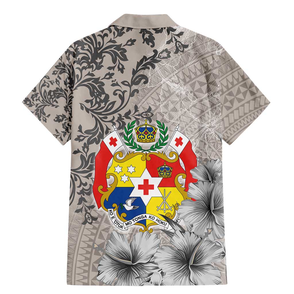 Tonga Culture Family Matching Mermaid Dress and Hawaiian Shirt Ngatu Pattern and Blooming Hibiscus LT03 - Polynesian Pride