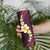 Polynesian Hibiscus and Plumeria with Tapa Pattern Skinny Tumbler Pink Color