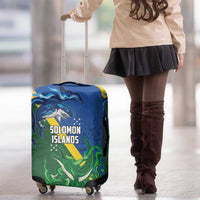 Solomon Islands Polynesian Tribal Shark and Crocodile Luggage Cover