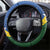 Solomon Islands Polynesian Tribal Shark and Crocodile Steering Wheel Cover