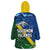 Solomon Islands Polynesian Tribal Shark and Crocodile Wearable Blanket Hoodie