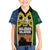 Solomon Islands Remembrance Day Kid Hawaiian Shirt Lest We Forget and Polynesian Tattoo Pattern