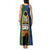 Solomon Islands Remembrance Day Tank Maxi Dress Lest We Forget and Polynesian Tattoo Pattern