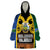 Solomon Islands Remembrance Day Wearable Blanket Hoodie Lest We Forget and Polynesian Tattoo Pattern