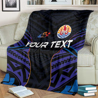 Personalised Tahiti Triathlon Polynesian Pattern Blanket LT03 - Polynesian Pride