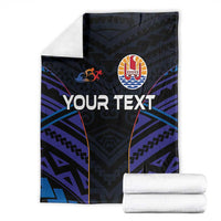 Personalised Tahiti Triathlon Polynesian Pattern Blanket LT03 - Polynesian Pride