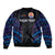 Personalised Tahiti Triathlon Polynesian Pattern Bomber Jacket