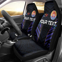 Personalised Tahiti Triathlon Polynesian Pattern Car Seat Cover LT03 - Polynesian Pride