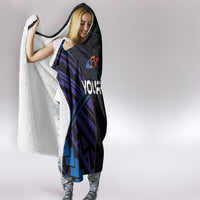 Personalised Tahiti Triathlon Polynesian Pattern Hooded Blanket LT03 - Polynesian Pride