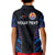 Personalised Tahiti Triathlon Polynesian Pattern Kid Polo Shirt