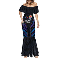 Personalised Tahiti Triathlon Polynesian Pattern Mermaid Dress LT03 - Polynesian Pride