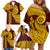 Tonga High School Family Matching Off Shoulder Short Dress and Hawaiian Shirt Traditional Ngatu and Polynesian Pattern LT03 - Polynesian Pride