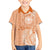 Kanaka Maoli Tropical Flowers with Kakau Tribal Hawaiian Shirt Peach Fuzz Color LT03 - Polynesian Pride