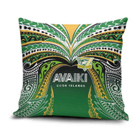 Cook Islands Rugby League Pillow Cover Avaiki Tatau Tribal Motifs Black Color LT03 Black - Polynesian Pride