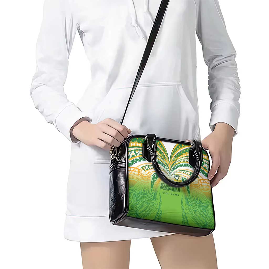Cook Islands Rugby League Shoulder Handbag Avaiki Tatau Tribal Motifs White Color - Polynesian Pride