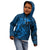 Polynesian Dolphin Valentine Day Kid Hoodie Hibiscus and Tribal Tattoo Blue Style LT03 - Polynesian Pride