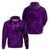 Polynesian Dolphin Valentine Day Hoodie Hibiscus and Tribal Tattoo Purple Style LT03 - Polynesian Pride