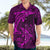 Polynesian Dolphin Valentine Day Hawaiian Shirt Hibiscus and Tribal Tattoo Pink Style LT03 - Polynesian Pride