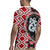 Red Taniko Motif Aotearoa Manaia and Silver Fern Rugby Jersey