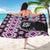 Purple Taniko Motif Aotearoa Manaia and Silver Fern Sarong