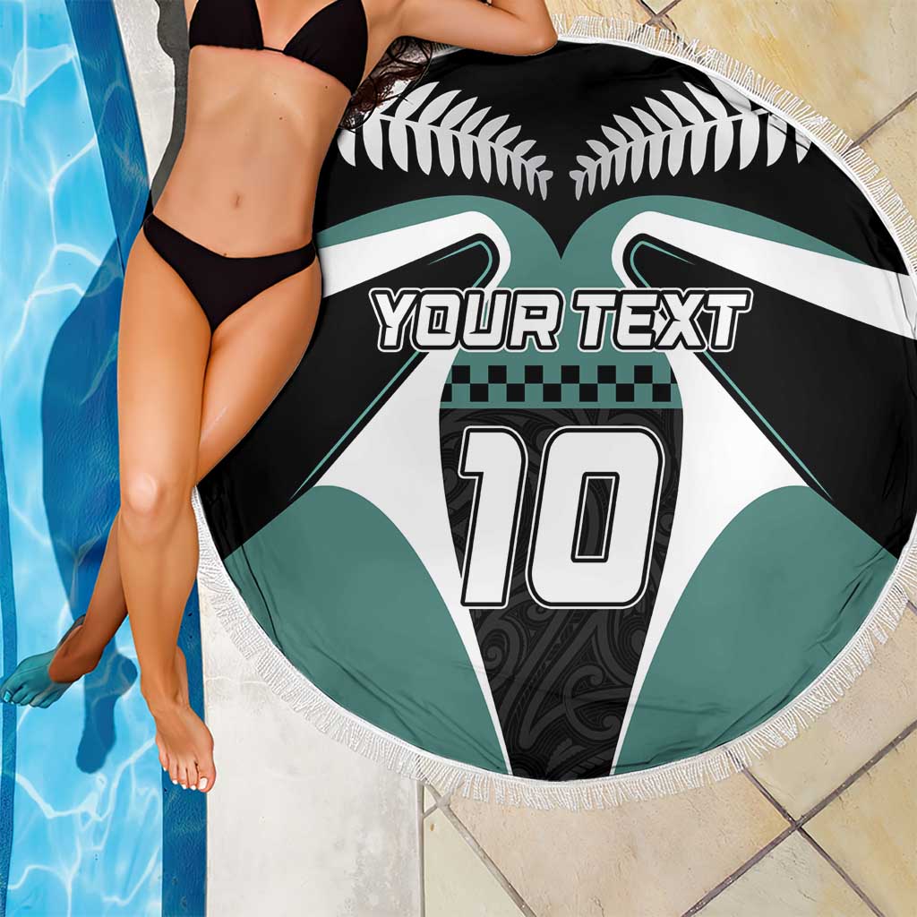 Custom New Zealand Bicycle 2025 Beach Blanket