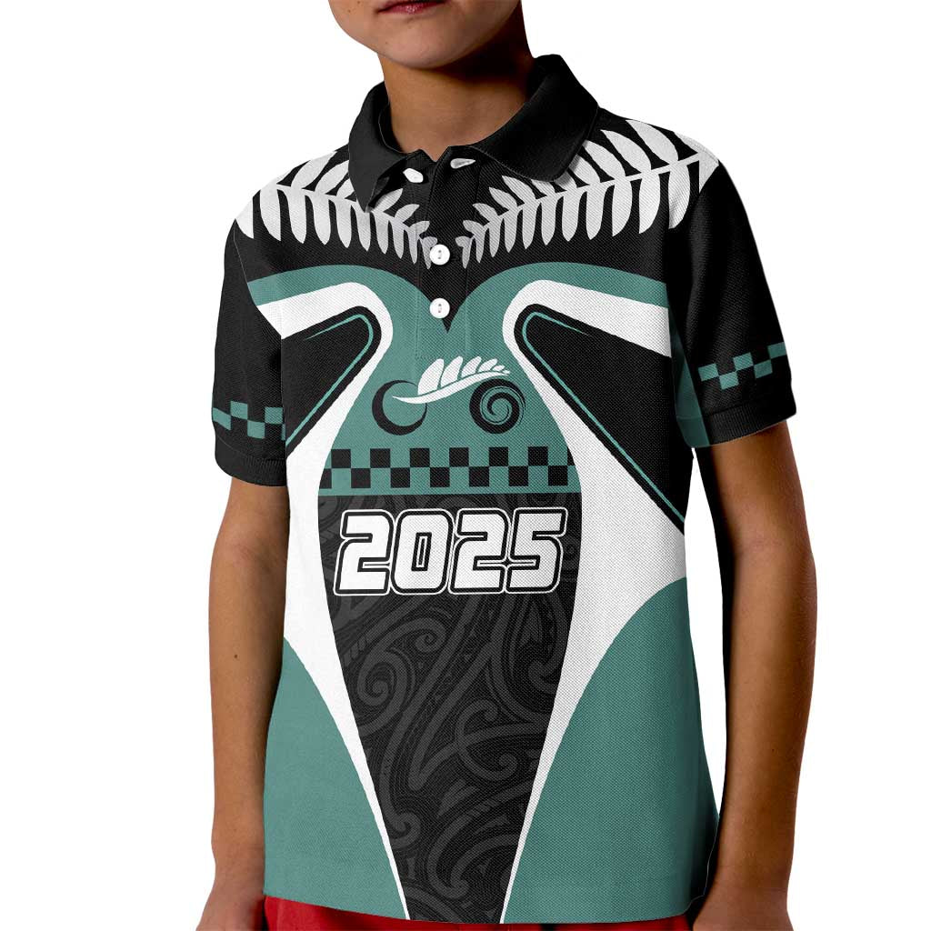 Custom New Zealand Bicycle 2025 Kid Polo Shirt