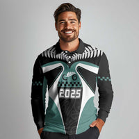 Custom New Zealand Bicycle 2025 Long Sleeve Polo Shirt