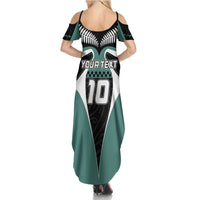 Custom New Zealand Bicycle 2025 Summer Maxi Dress