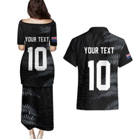 Custom New Zealand Football-Towards World Cup 2026 Couples Matching Puletasi and Hawaiian Shirt LT03 - Polynesian Pride