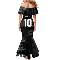 Custom New Zealand Football-Towards World Cup 2026 Family Matching Mermaid Dress and Hawaiian Shirt