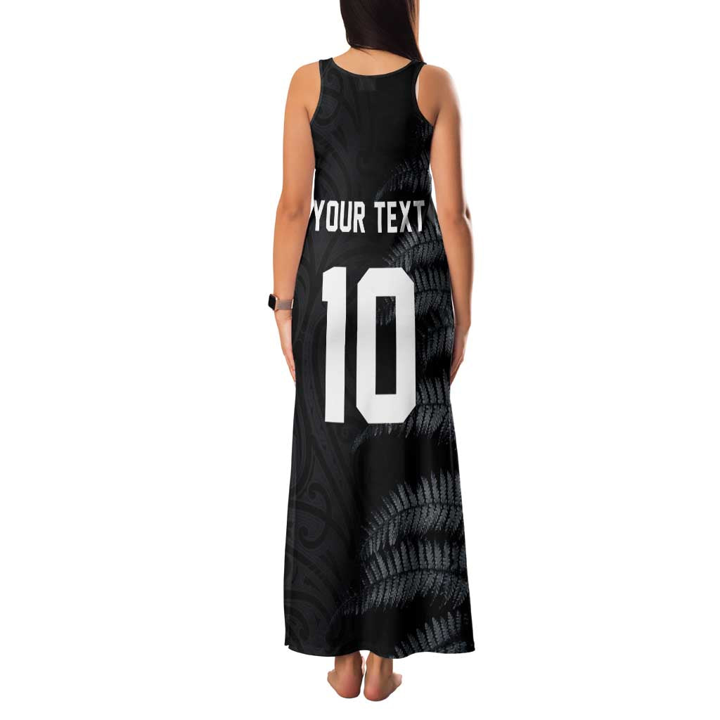 Custom New Zealand Football-Towards World Cup 2026 Family Matching Tank Maxi Dress and Hawaiian Shirt