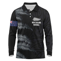 Custom New Zealand Football-Towards World Cup 2026 Long Sleeve Polo Shirt