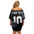 Custom New Zealand Football-Towards World Cup 2026 Off Shoulder Short Dress
