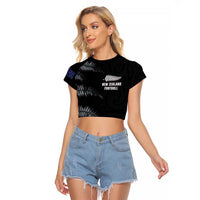 Custom New Zealand Football-Towards World Cup 2026 Raglan Cropped T Shirt