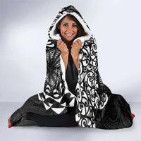 New Zealand and Cook Islands ANZAC Day Hooded Blanket Gallipoli Lest We Forget Tatau Art Tribal and Maori Tattoo with Fern LT03 - Polynesian Pride