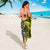 New Zealand and Cook Islands Together Sarong Tatau Art Tribal Pattern-Maori Tattoo with Fern and Paua Shell