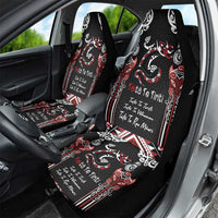 Aotearoa Toitu Te Tiriti-Maori Taniwha Car Seat Cover Toitu Te Whenua Toitu Te Reo Maori